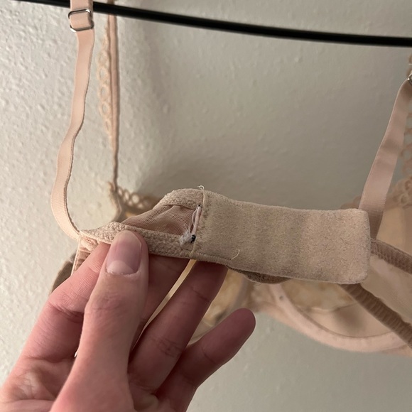 Victoria’s secret bra dreamlace angel sugar baby unlined lace pushup lingerie xs - Picture 3 of 4